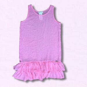 Jessica Simpson Pink Ruffle Tank Top